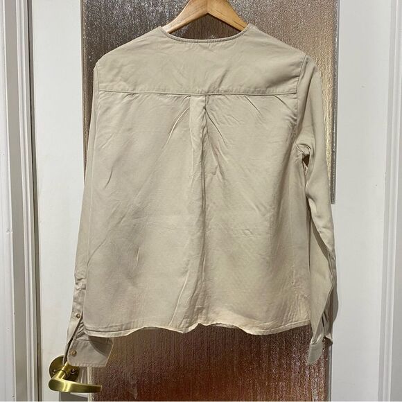 NEW KOTN Collarless Button Shirt - Picture 3 of 7